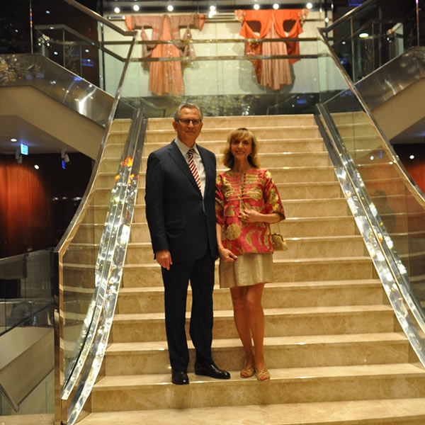 Dr. Yalcin & Dr. Serpil Ayasli at the opening of ARMAGGAN’s Nuruosmaniye store